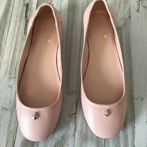 Pale pink Kate Spade Ballet flats